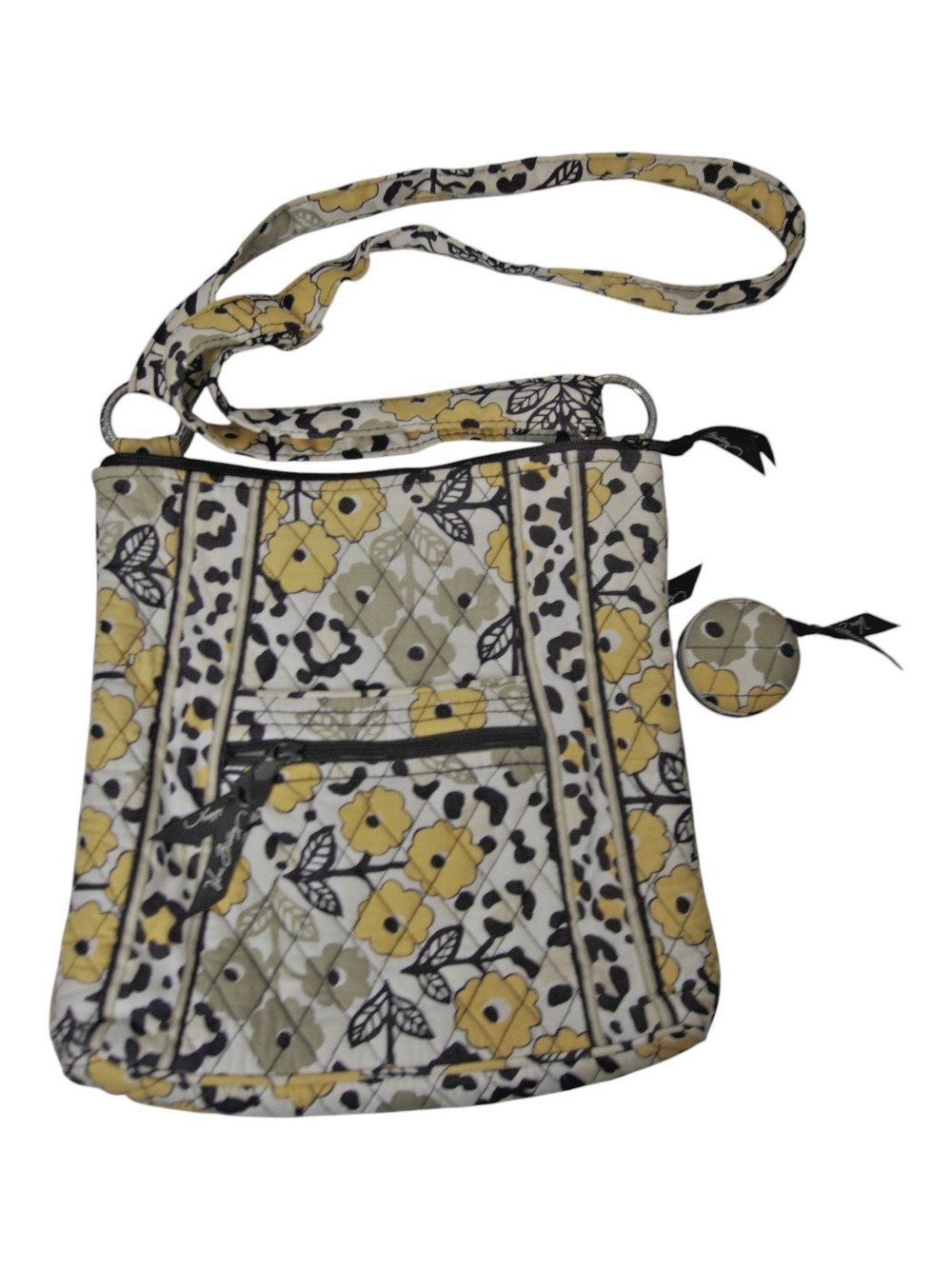 Vera Bradley Go Wild Hipster Crossbody Bag & Matching Measuring Tape Retired EUC